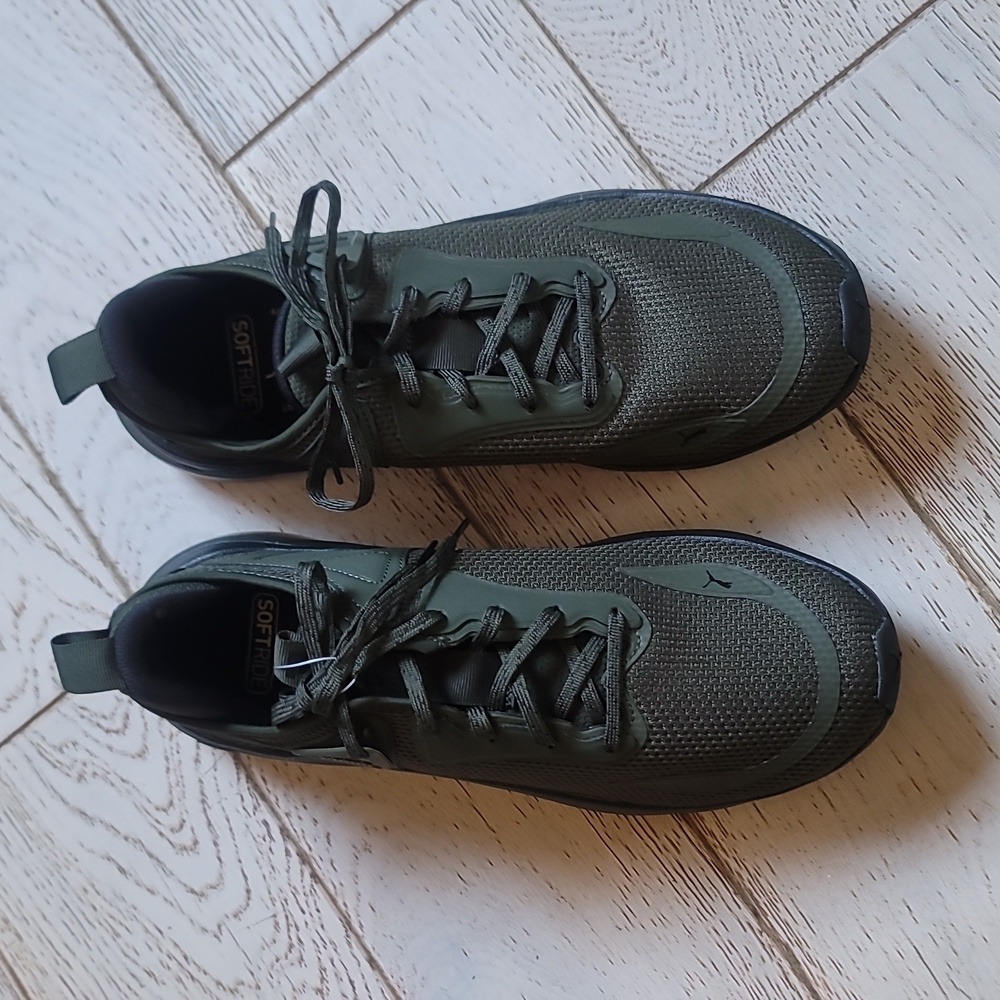 NEW PUMA Cell Thrill Sneakers Mens Athletic Running Shoes olive forest green